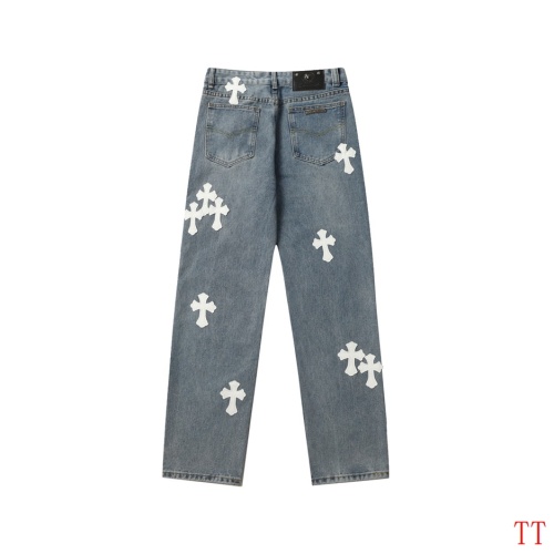 Replica Chrome Hearts Jeans For Men #1247857 $56.00 USD for Wholesale