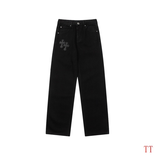 Replica Chrome Hearts Jeans For Men #1247867 $56.00 USD for Wholesale