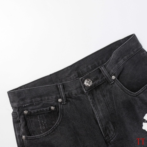 Replica Chrome Hearts Jeans For Men #1247881 $45.00 USD for Wholesale