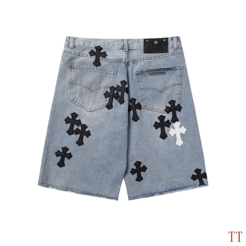 Replica Chrome Hearts Jeans For Men #1247883 $45.00 USD for Wholesale