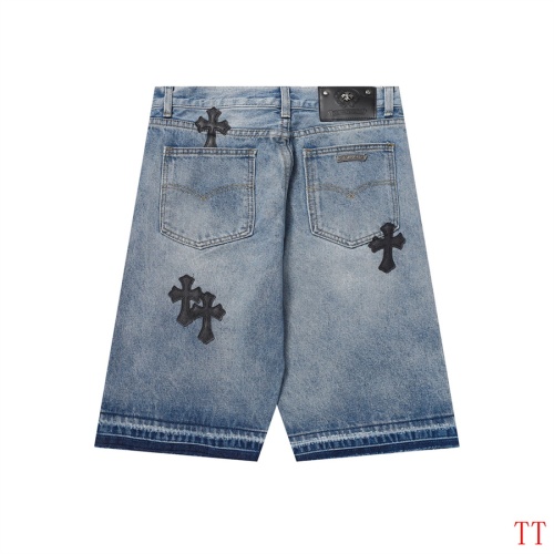 Replica Chrome Hearts Jeans For Men #1247884 $45.00 USD for Wholesale