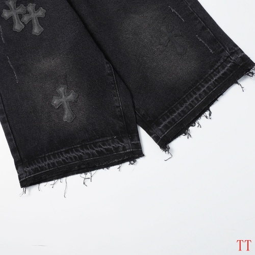 Replica Chrome Hearts Jeans For Men #1247886 $45.00 USD for Wholesale