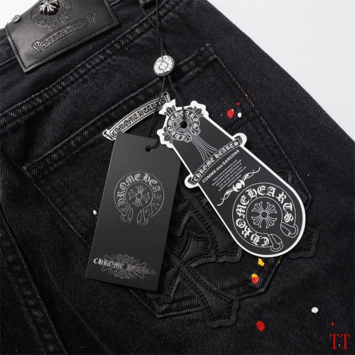 Replica Chrome Hearts Jeans For Men #1247887 $48.00 USD for Wholesale