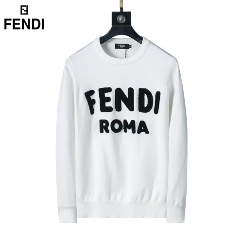 Wholesale Fendi Sweaters Long Sleeved For Men #1247968 $45.00 USD, Wholesale Quality Replica Fendi Sweaters