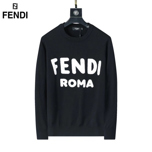 Wholesale Fendi Sweaters Long Sleeved For Men #1247969 $45.00 USD, Wholesale Quality Replica Fendi Sweaters