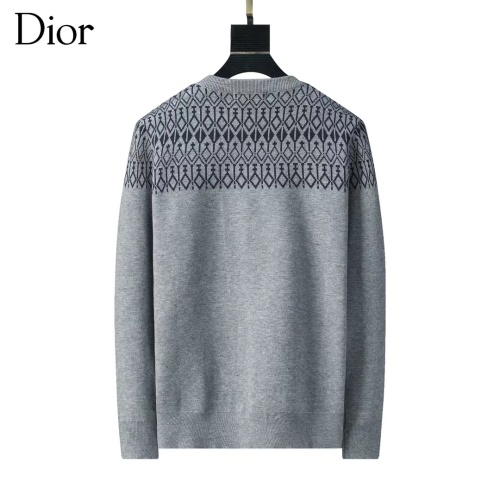 Replica Christian Dior Sweaters Long Sleeved For Men #1248017 $45.00 USD for Wholesale