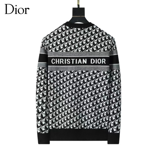 Replica Christian Dior Sweaters Long Sleeved For Men #1248019 $45.00 USD for Wholesale