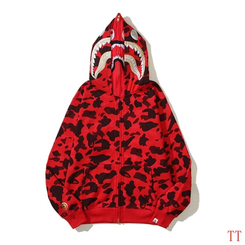 Wholesale Bape Hoodies Long Sleeved For Men #1248240 $60.00 USD, Wholesale Quality Replica Bape Hoodies