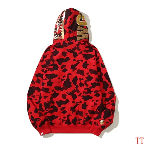 Replica Bape Hoodies Long Sleeved For Men #1248240 $60.00 USD for Wholesale