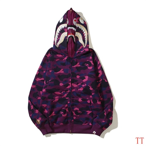 Wholesale Bape Hoodies Long Sleeved For Men #1248241 $60.00 USD, Wholesale Quality Replica Bape Hoodies