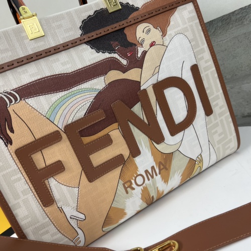 Replica Fendi AAA Quality Tote-Handbags For Women #1248321 $160.00 USD for Wholesale