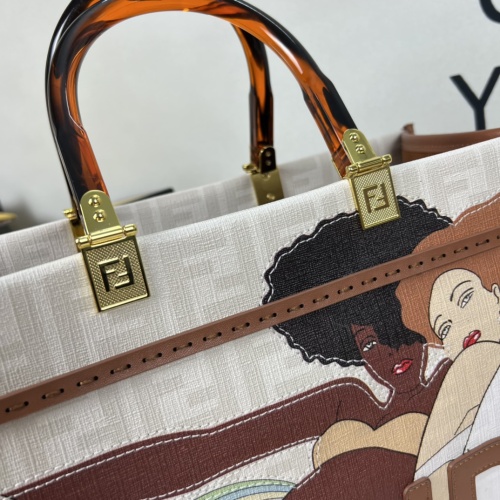 Replica Fendi AAA Quality Tote-Handbags For Women #1248321 $160.00 USD for Wholesale