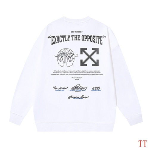 Wholesale Off-White Hoodies Long Sleeved For Unisex #1248323 $45.00 USD, Wholesale Quality Replica Off-White Hoodies