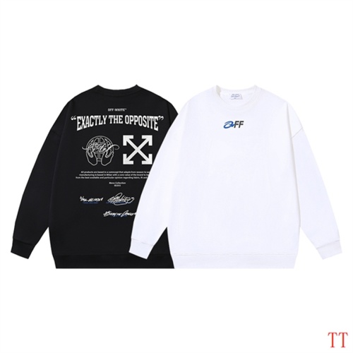 Replica Off-White Hoodies Long Sleeved For Unisex #1248323 $45.00 USD for Wholesale