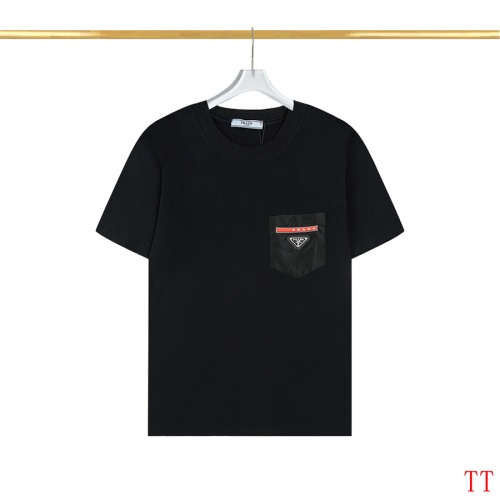 Wholesale Prada T-Shirts Short Sleeved For Men #1248378 $32.00 USD, Wholesale Quality Replica Prada T-Shirts