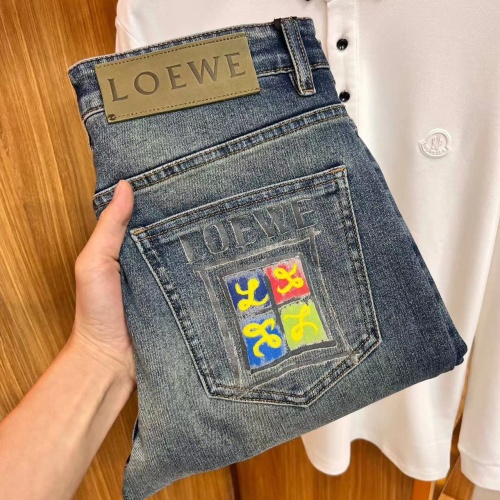 Wholesale LOEWE Jeans For Men #1248520 $48.00 USD, Wholesale Quality Replica LOEWE Jeans