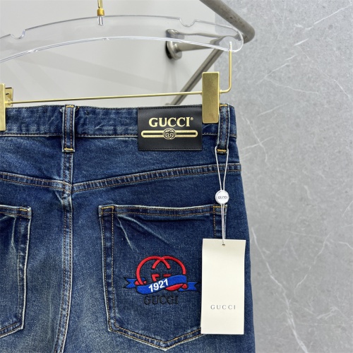 Replica Gucci Jeans For Men #1248521 $76.00 USD for Wholesale