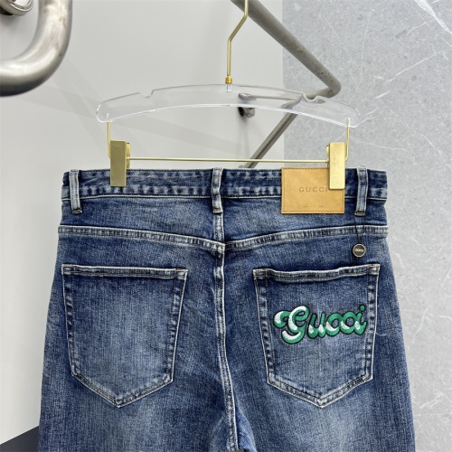 Replica Gucci Jeans For Men #1248525 $76.00 USD for Wholesale