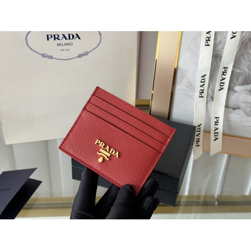 Wholesale Prada Card Case For Women #1248535 $52.00 USD, Wholesale Quality Replica Prada Wallets