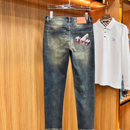 Replica Gucci Jeans For Men #1248543 $48.00 USD for Wholesale