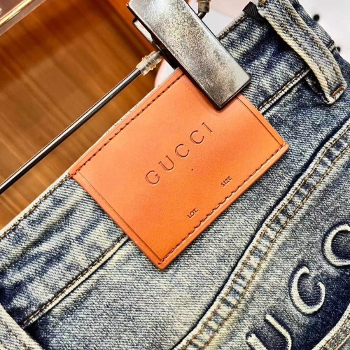 Replica Gucci Jeans For Men #1248546 $48.00 USD for Wholesale