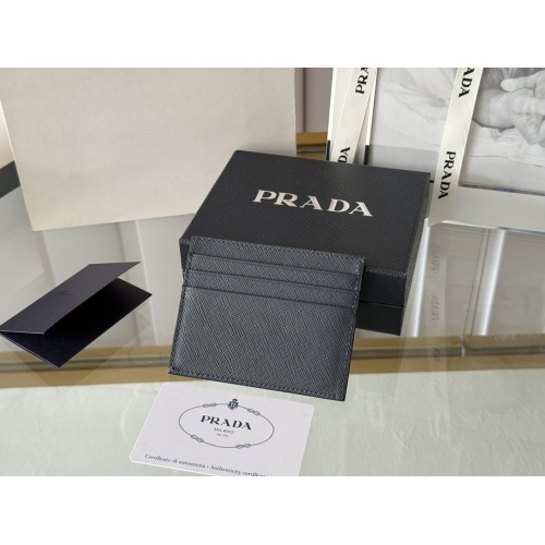 Replica Prada Card Case In Navy #1248548 $52.00 USD for Wholesale