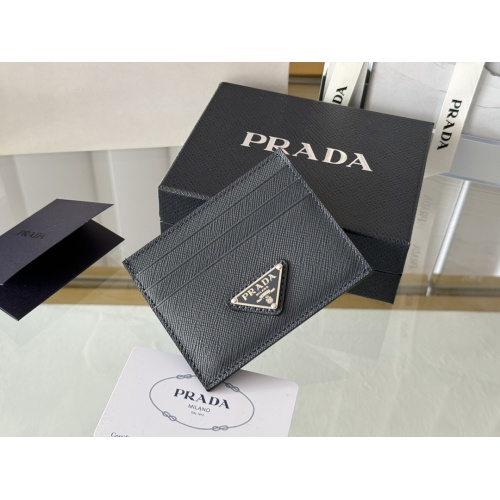 Replica Prada Card Case In Navy #1248548 $52.00 USD for Wholesale