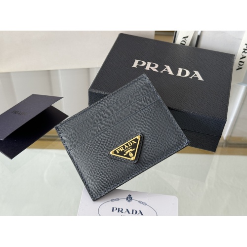 Replica Prada Card Case In Navy #1248549 $52.00 USD for Wholesale