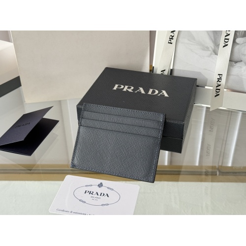 Replica Prada Card Case In Navy #1248550 $52.00 USD for Wholesale