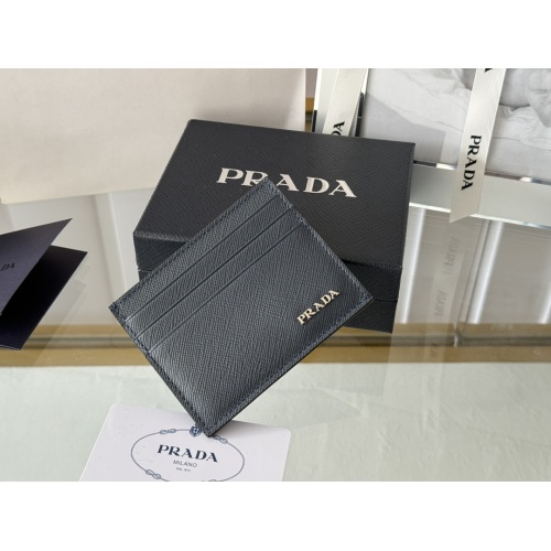 Replica Prada Card Case In Navy #1248550 $52.00 USD for Wholesale