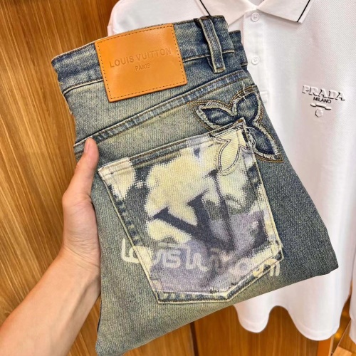 Wholesale Louis Vuitton LV Jeans For Men #1248552 $48.00 USD, Wholesale Quality Replica Louis Vuitton LV Jeans