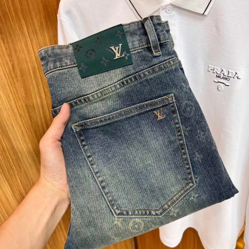 Wholesale Louis Vuitton LV Jeans For Men #1248554 $48.00 USD, Wholesale Quality Replica Louis Vuitton LV Jeans