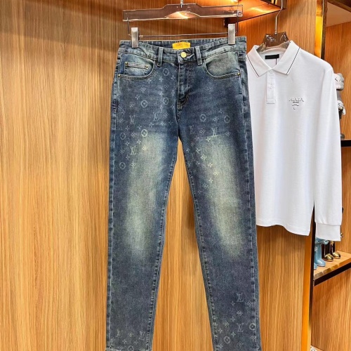 Replica Louis Vuitton LV Jeans For Men #1248554 $48.00 USD for Wholesale