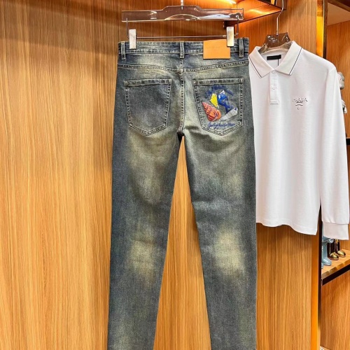 Replica Louis Vuitton LV Jeans For Men #1248556 $48.00 USD for Wholesale