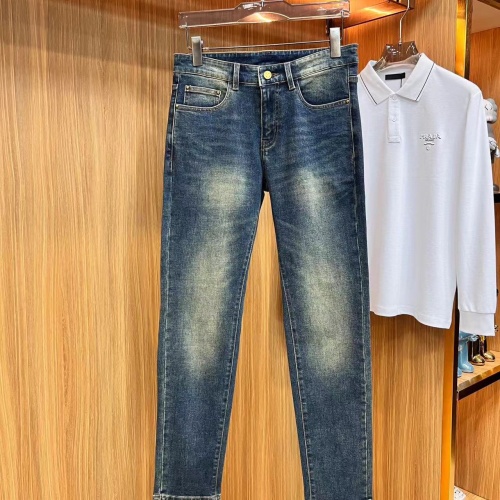 Replica Louis Vuitton LV Jeans For Men #1248562 $48.00 USD for Wholesale