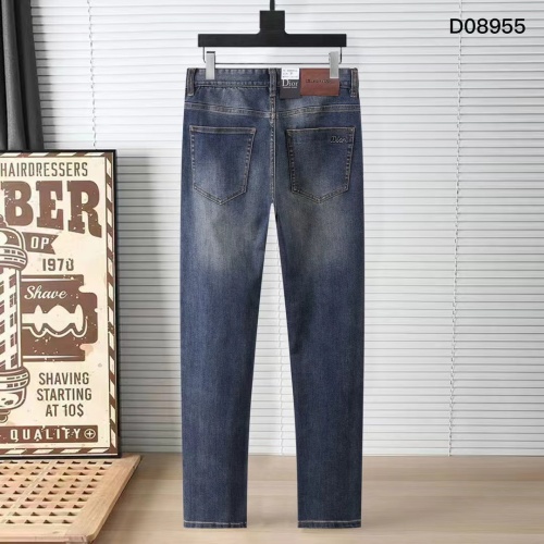 Replica Christian Dior Jeans For Men #1248588 $45.00 USD for Wholesale