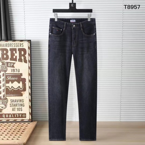 Replica Tommy Hilfiger TH Jeans For Men #1248598 $45.00 USD for Wholesale