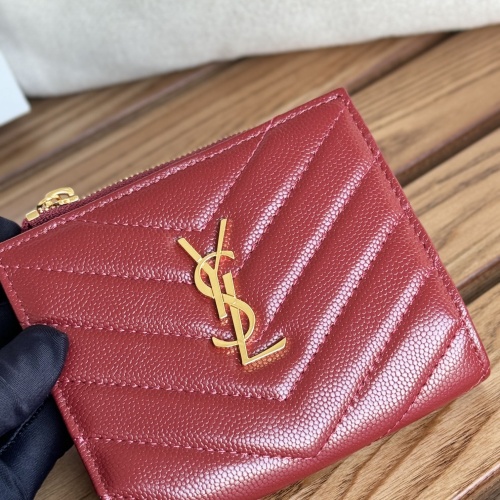 Wholesale Yves Saint Laurent AAA Quality Wallets #1248601 $85.00 USD, Wholesale Quality Replica Yves Saint Laurent AAA Wallets