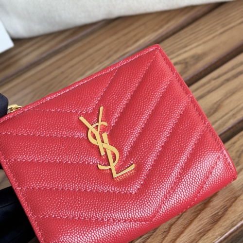 Wholesale Yves Saint Laurent AAA Quality Wallets #1248602 $85.00 USD, Wholesale Quality Replica Yves Saint Laurent AAA Wallets