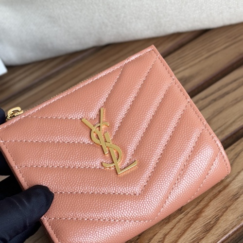 Wholesale Yves Saint Laurent AAA Quality Wallets #1248603 $85.00 USD, Wholesale Quality Replica Yves Saint Laurent AAA Wallets