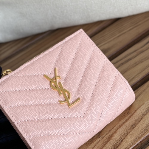 Wholesale Yves Saint Laurent AAA Quality Wallets #1248604 $85.00 USD, Wholesale Quality Replica Yves Saint Laurent AAA Wallets