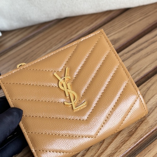 Wholesale Yves Saint Laurent AAA Quality Wallets #1248606 $85.00 USD, Wholesale Quality Replica Yves Saint Laurent AAA Wallets