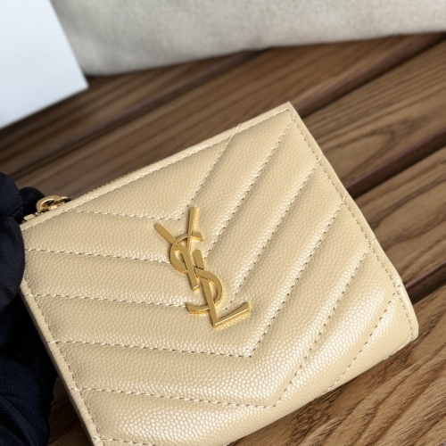 Wholesale Yves Saint Laurent AAA Quality Wallets #1248607 $85.00 USD, Wholesale Quality Replica Yves Saint Laurent AAA Wallets