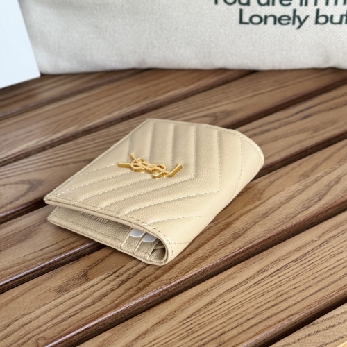 Replica Yves Saint Laurent AAA Quality Wallets #1248607 $85.00 USD for Wholesale