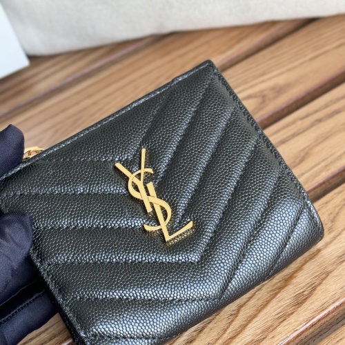 Wholesale Yves Saint Laurent AAA Quality Wallets #1248613 $85.00 USD, Wholesale Quality Replica Yves Saint Laurent AAA Wallets