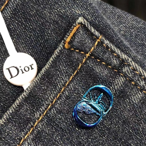 Replica Christian Dior Jeans For Men #1248618 $45.00 USD for Wholesale