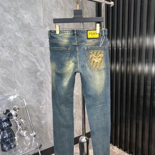 Wholesale Fendi Jeans For Men #1248619 $45.00 USD, Wholesale Quality Replica Fendi Jeans