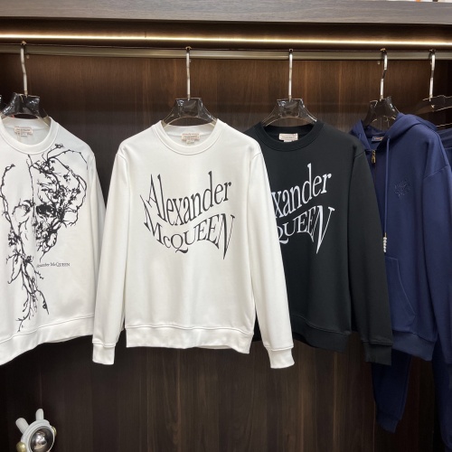 Wholesale Alexander McQueen Hoodies Long Sleeved For Men #1248630 $80.00 USD, Wholesale Quality Replica Alexander McQueen Hoodies