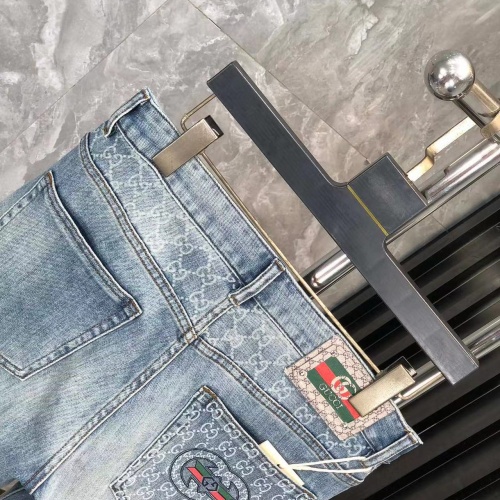 Replica Gucci Jeans For Men #1248633 $45.00 USD for Wholesale