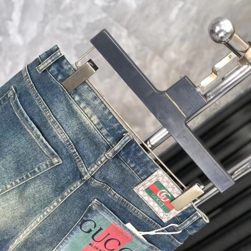 Replica Gucci Jeans For Men #1248635 $45.00 USD for Wholesale